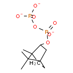 ChemSpider 2D Image | bornyl diphosphate | C10H17O7P2