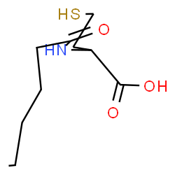 ChemSpider 2D Image | N-Hexanoylhomocysteine | C10H19NO3S