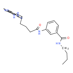 ChemSpider 2D Image | N-Butyl-3-{[6-(3H-purin-6-ylamino)hexanoyl]amino}benzamide | C22H29N7O2