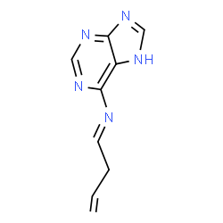 ChemSpider 2D Image | N6-(Buta-2,3-Dienyl)adenine | C9H9N5
