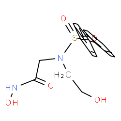 ChemSpider 2D Image | N~2~-(4-Biphenylylsulfonyl)-N-hydroxy-N~2~-(2-hydroxyethyl)glycinamide | C16H18N2O5S