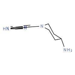 ChemSpider 2D Image | 1-(1H-Purin-6-yl)-4-piperidinamine | C10H14N6