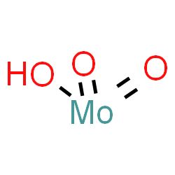 ChemSpider 2D Image | Hydroxy(dioxo)molybdenum | HMoO3