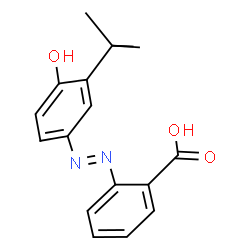 ChemSpider 2D Image | 2-((3'-TERTBUTYL-4'-HYDROXYPHENYL)AZO)BENZOIC ACID | C17H18N2O3