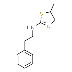 ChemSpider 2D Image | (5-Methyl-4,5-dihydro-thiazol-2-yl)-phenethyl-amine | C12H16N2S
