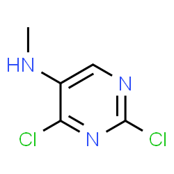 ChemSpider 2D Image | 2,4-Dichloro-N-methyl-5-pyrimidinamine | C5H5Cl2N3
