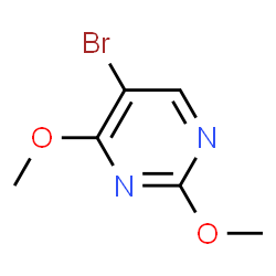 ChemSpider 2D Image | 2,4-Dimethoxy-5-bromopyrimidine | C6H7BrN2O2