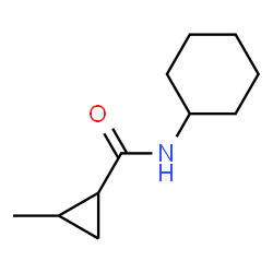 ChemSpider 2D Image | N-Cyclohexyl-2-methylcyclopropanecarboxamide | C11H19NO