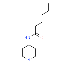 ChemSpider 2D Image | N-(1-Methyl-4-piperidinyl)hexanamide | C12H24N2O