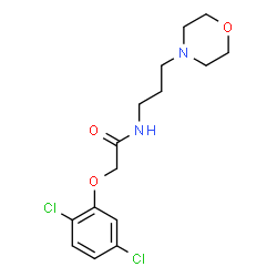 ChemSpider 2D Image | 2-(2,5-Dichlorophenoxy)-N-[3-(4-morpholinyl)propyl]acetamide | C15H20Cl2N2O3