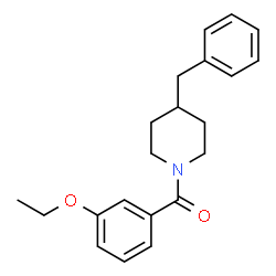 ChemSpider 2D Image | (4-Benzyl-1-piperidinyl)(3-ethoxyphenyl)methanone | C21H25NO2