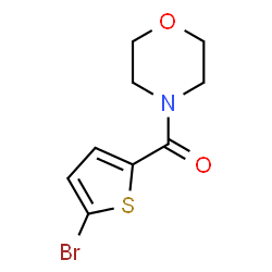ChemSpider 2D Image | (5-Bromo-2-thienyl)(4-morpholinyl)methanone | C9H10BrNO2S