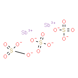 ChemSpider 2D Image | Antimony sulfate | O12S3Sb2