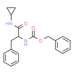 ChemSpider 2D Image | Nalpha-[(Benzyloxy)carbonyl]-N-cyclopropylphenylalaninamide | C20H22N2O3