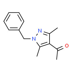 ChemSpider 2D Image | 1-(1-Benzyl-3,5-dimethyl-1H-pyrazol-4-yl)ethanone | C14H16N2O
