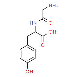 ChemSpider 2D Image | Glycyltyrosine | C11H14N2O4