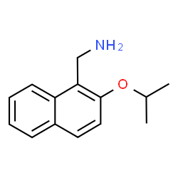 ChemSpider 2D Image | 1-(2-Isopropoxy-1-naphthyl)methanamine | C14H17NO