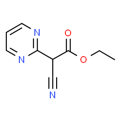 ChemSpider 2D Image | Ethyl cyano(2-pyrimidinyl)acetate | C9H9N3O2