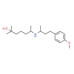 ChemSpider 2D Image | 6-{[4-(4-Methoxyphenyl)-2-butanyl]amino}-2-methyl-2-heptanol | C19H33NO2