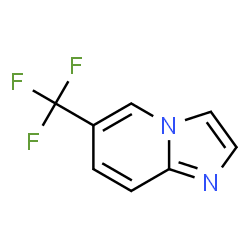 ChemSpider 2D Image | 6-(Trifluoromethyl)imidazo[1,2-a]pyridine | C8H5F3N2