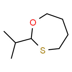 ChemSpider 2D Image | 2-Isopropyl-1,3-oxathiepane | C8H16OS