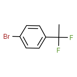 ChemSpider 2D Image | 1-Bromo-4-(1,1-difluoroethyl)benzene | C8H7BrF2