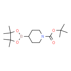 ChemSpider 2D Image | tert-Butyl-4-(4,4,5,5-tetramethyl-1,3,2-dioxaborolan-2-yl)piperidin-1-carboxylat | C16H30BNO4