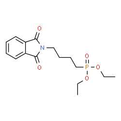ChemSpider 2D Image | Diethyl [4-(1,3-dioxo-1,3-dihydro-2H-isoindol-2-yl)butyl]phosphonate | C16H22NO5P