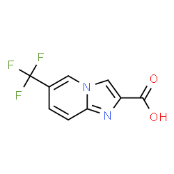 ChemSpider 2D Image | 6-(Trifluoromethyl)imidazo[1,2-a]pyridine-2-carboxylic acid | C9H5F3N2O2