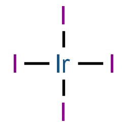 ChemSpider 2D Image | IRIDIUM(IV) IODIDE | I4Ir