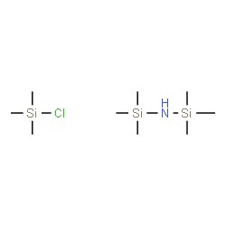 ChemSpider 2D Image | 1,1,1-Trimethyl-N-(trimethylsilyl)silanamine - chloro(trimethyl)silane (1:1) | C9H28ClNSi3