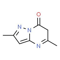ChemSpider 2D Image | 2,5-Dimethylpyrazolo[1,5-a]pyrimidin-7(6H)-one | C8H9N3O