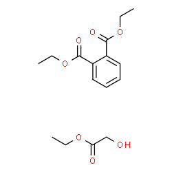ChemSpider 2D Image | Diethyl phthalate - ethyl hydroxyacetate (1:1) | C16H22O7