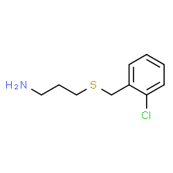 ChemSpider 2D Image | 3-[(2-Chlorobenzyl)sulfanyl]-1-propanamine | C10H14ClNS