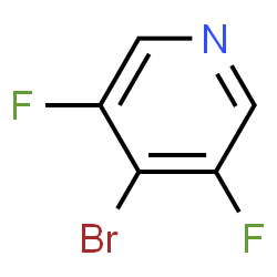 ChemSpider 2D Image | 4-Bromo-3,5-difluoropyridine | C5H2BrF2N