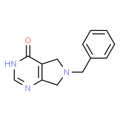 ChemSpider 2D Image | 6-Benzyl-6,7-dihydro-3H-pyrrolo[3,4-d]pyrimidin-4(5H)-one | C13H13N3O