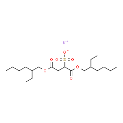ChemSpider 2D Image | docusate potassium | C20H37KO7S