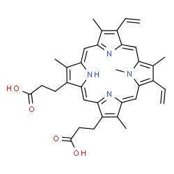 ChemSpider 2D Image | N-METHYL PROTOPORPHYRIN IX | C35H36N4O4