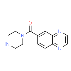 ChemSpider 2D Image | 1-Piperazinyl(6-quinoxalinyl)methanone | C13H14N4O