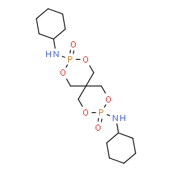 ChemSpider 2D Image | N,N'-Dicyclohexyl-2,4,8,10-tetraoxa-3,9-diphosphaspiro[5.5]undecane-3,9-diamine 3,9-dioxide | C17H32N2O6P2