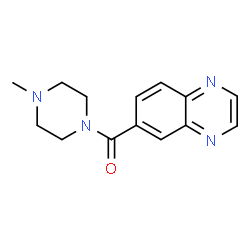 ChemSpider 2D Image | (4-Methyl-1-piperazinyl)(6-quinoxalinyl)methanone | C14H16N4O