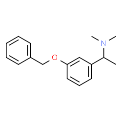 ChemSpider 2D Image | 1-[3-(Benzyloxy)phenyl]-N,N-dimethylethanamine | C17H21NO