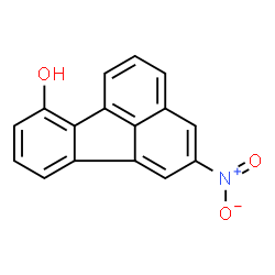 ChemSpider 2D Image | 2-Nitro-7-fluoranthenol | C16H9NO3