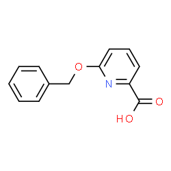 ChemSpider 2D Image | 6-(Benzyloxy)-2-pyridinecarboxylic acid | C13H11NO3