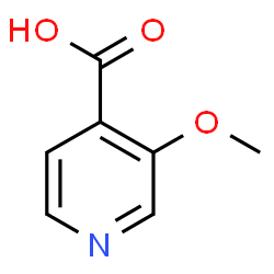 ChemSpider 2D Image | 3-Methoxyisonicotinic acid | C7H7NO3