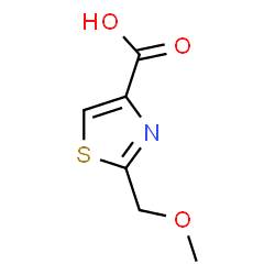 ChemSpider 2D Image | 2-(Methoxymethyl)thiazole-4-carboxylic acid | C6H7NO3S