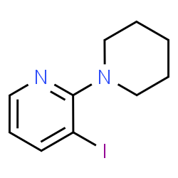 ChemSpider 2D Image | 3-Iodo-2-(1-piperidinyl)pyridine | C10H13IN2