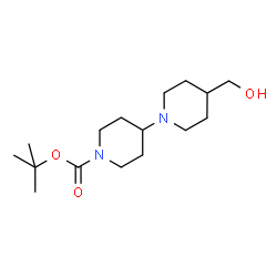 ChemSpider 2D Image | 2-Methyl-2-propanyl 4-(hydroxymethyl)-1,4'-bipiperidine-1'-carboxylate | C16H30N2O3