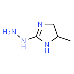 ChemSpider 2D Image | 2-Hydrazino-4-methyl-4,5-dihydro-1H-imidazole | C4H10N4