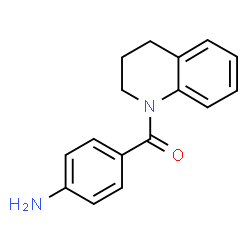 ChemSpider 2D Image | 4-(3,4-dihydroquinolin-1(2H)-ylcarbonyl)aniline | C16H16N2O